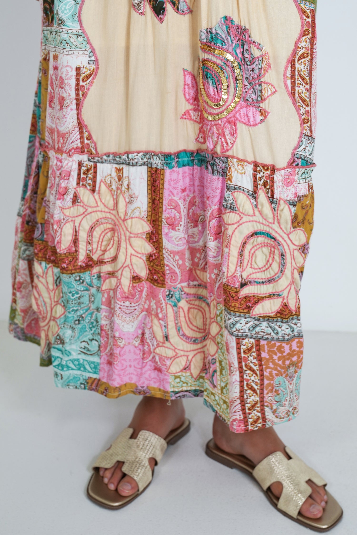 Pink and Blue Shazia Dress