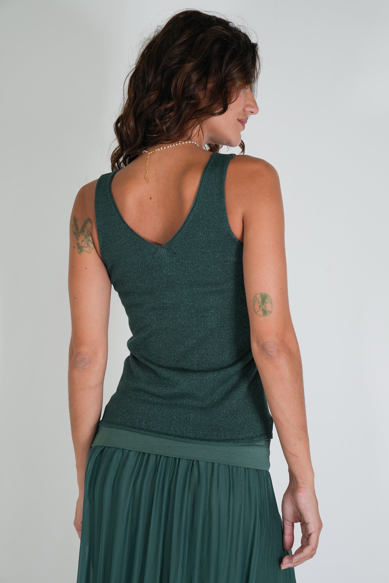 Teal Shimmer Vest