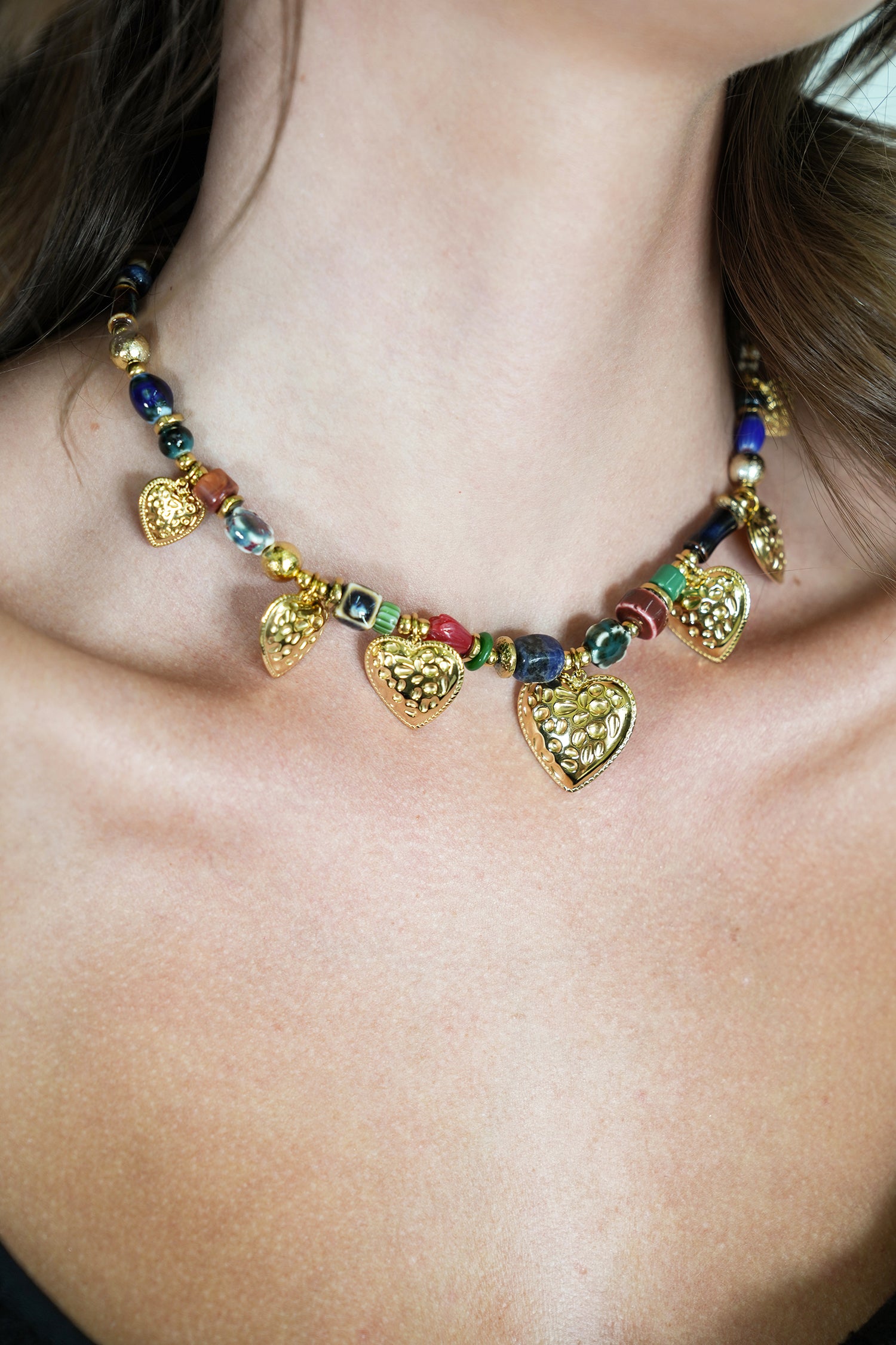 Colourful Heart Necklace