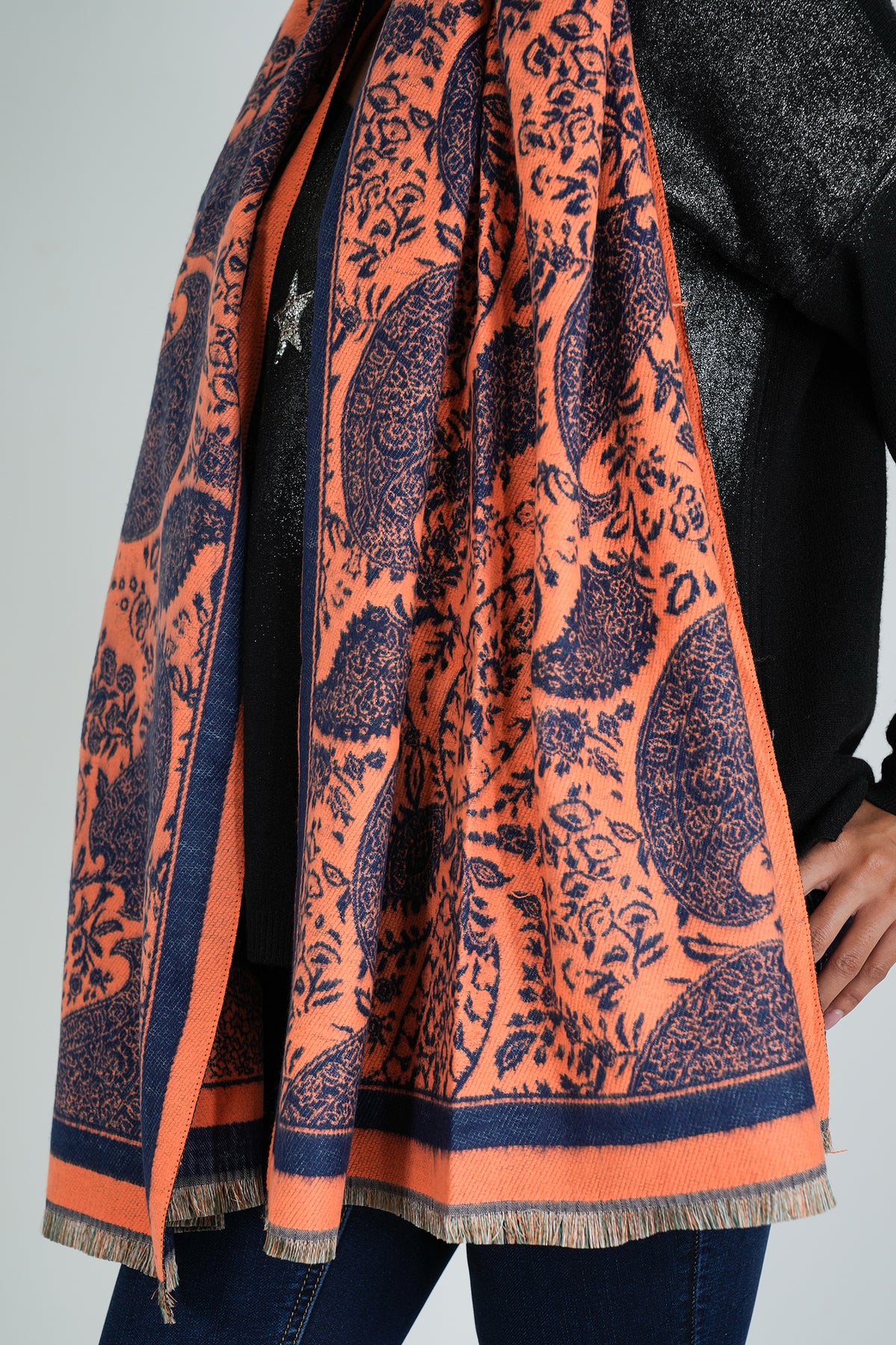 Orange Shakira Scarf