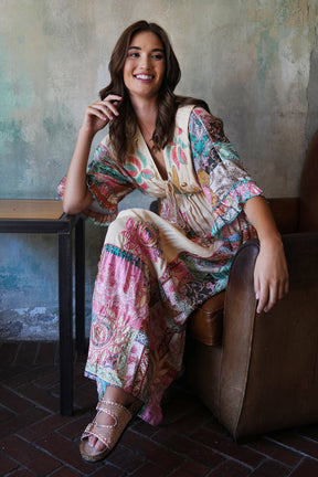 Pink and Blue Shazia Dress