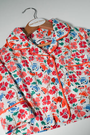 Orange Liberty Girls Pajamas 