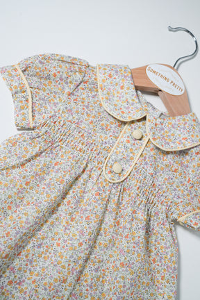 Yellow Dhalia Romper
