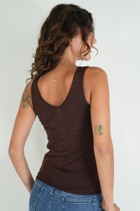 Chocolate Shimmer Vest