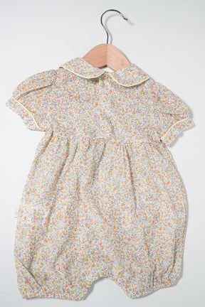 Yellow Dhalia Romper