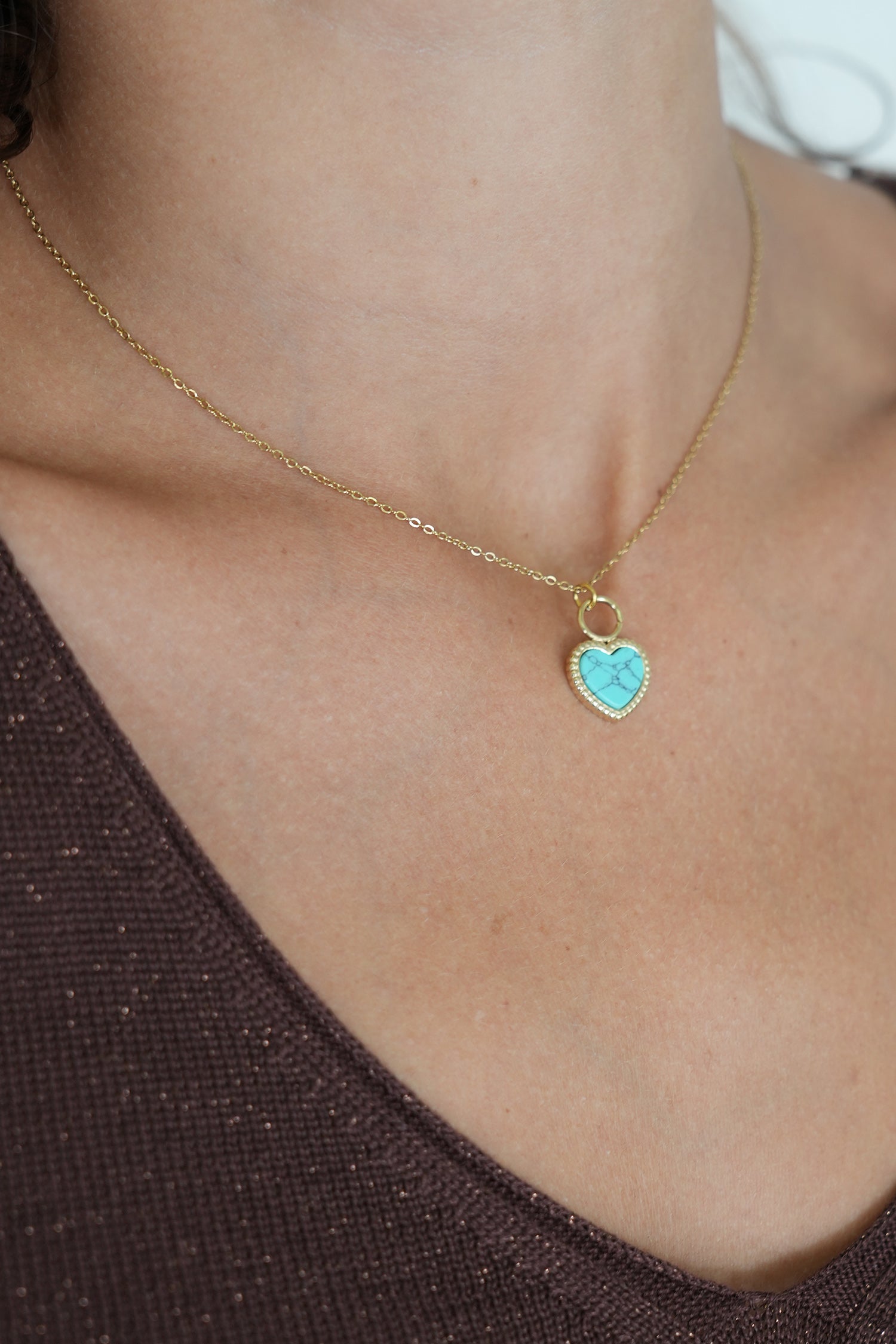 Turquoise Love Necklace