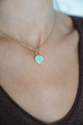 Turquoise Love Necklace