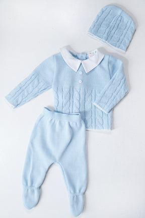 Blue Oscar Knit Set