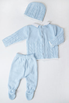 Blue Oscar Knit Set