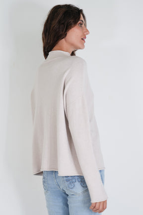 Cream Turtleneck Jumper