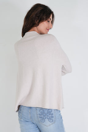 Cream Turtleneck Jumper