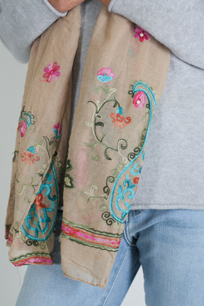 Beige Zora Scarf