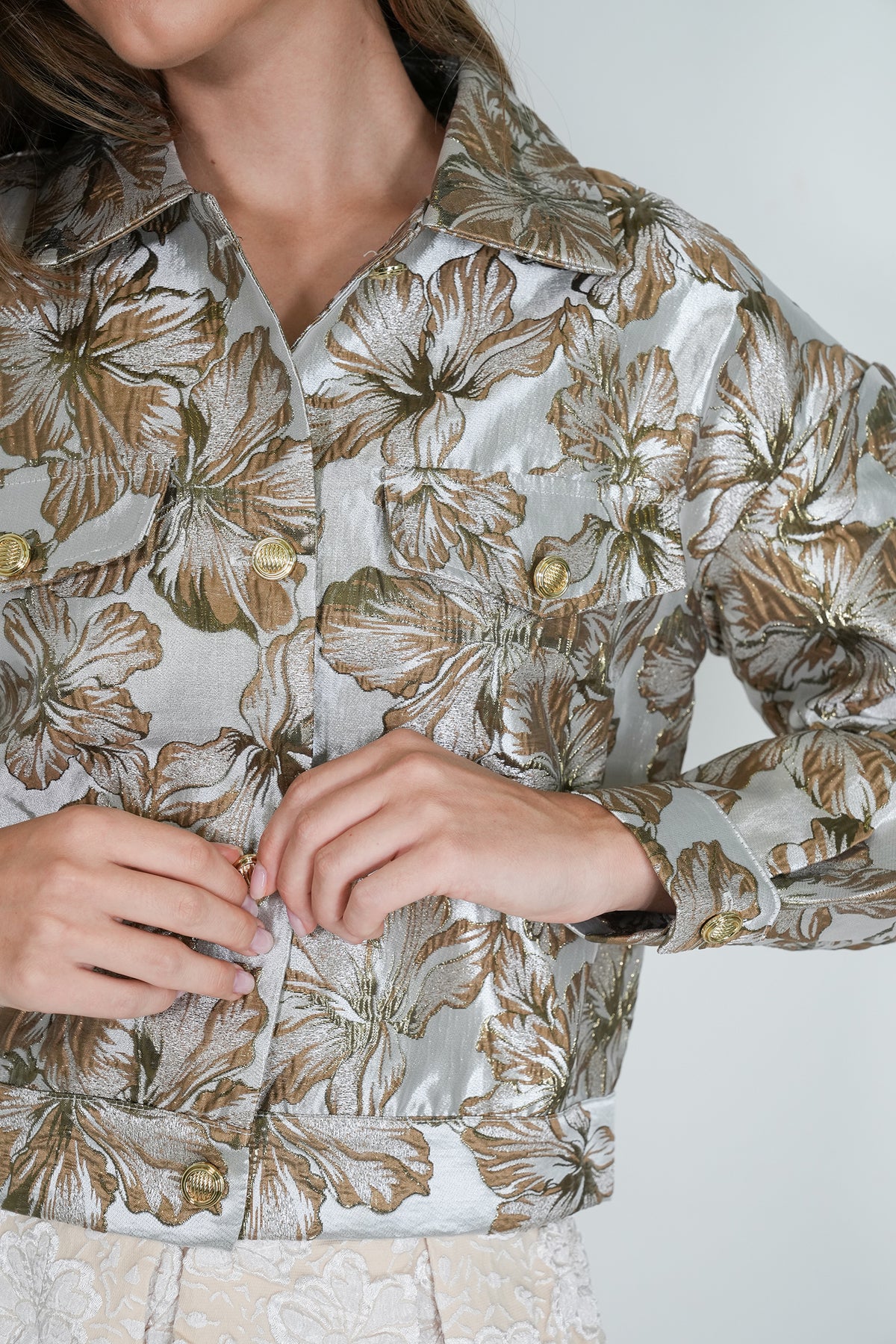 Metallic Formal Jacket