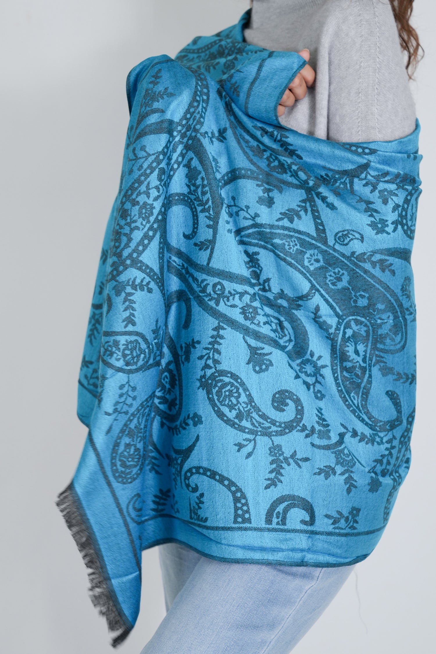 Turquoise Debbie Scarf