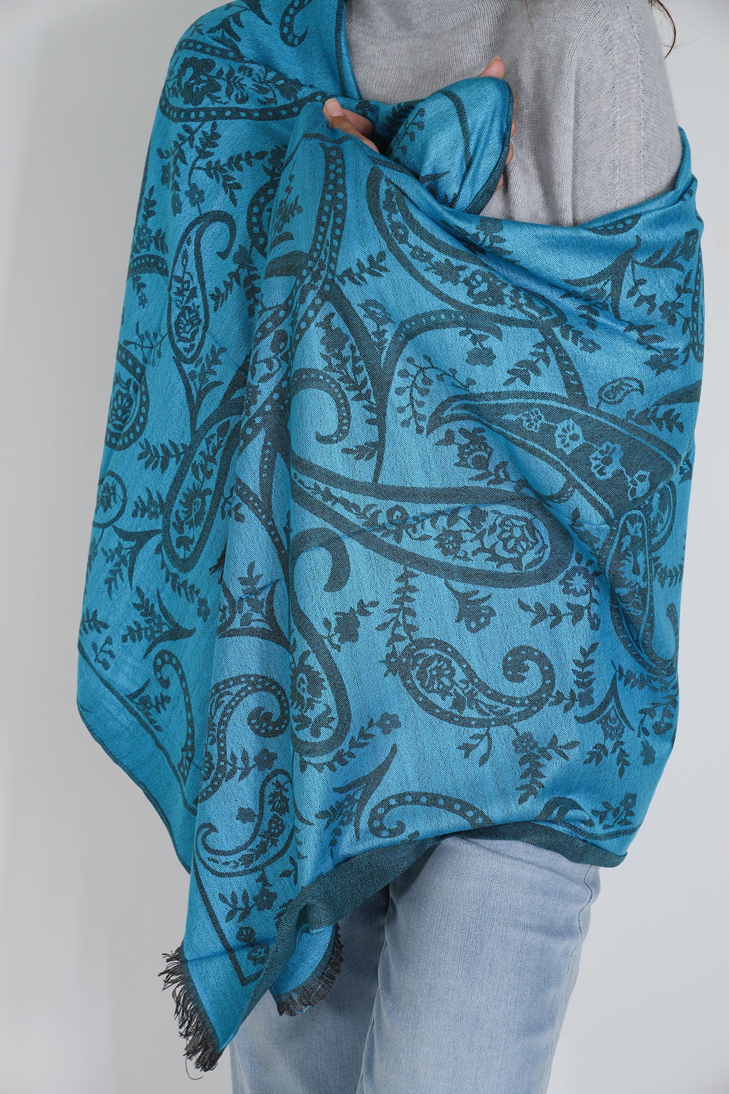 Turquoise Debbie Scarf