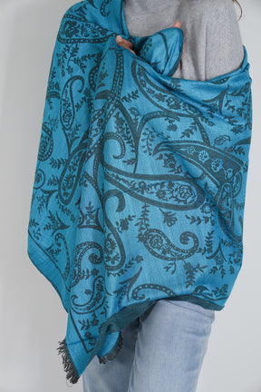 Turquoise Debbie Scarf