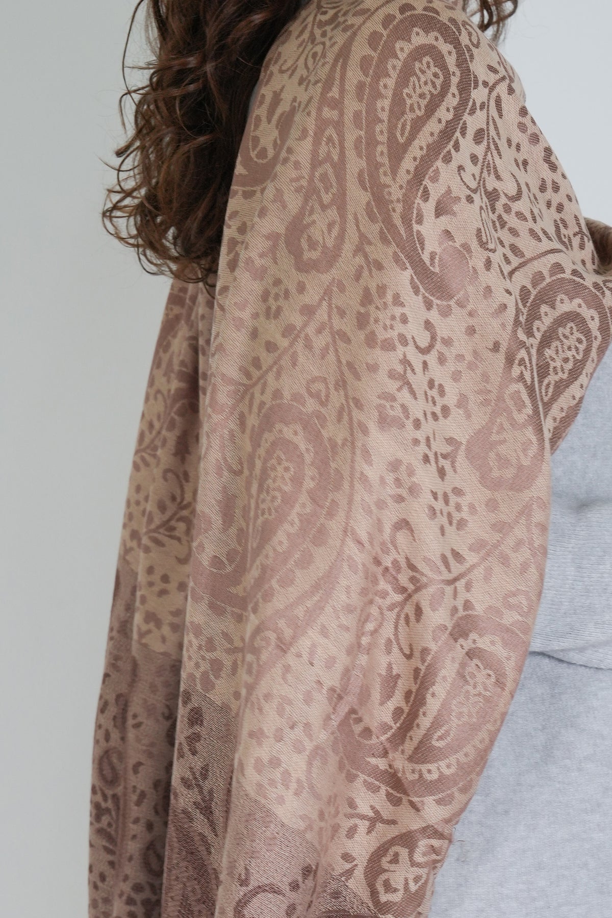 Taupe Jenna Scarf