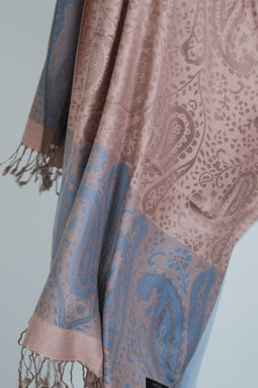 Blush and Blue Jenna Scarf