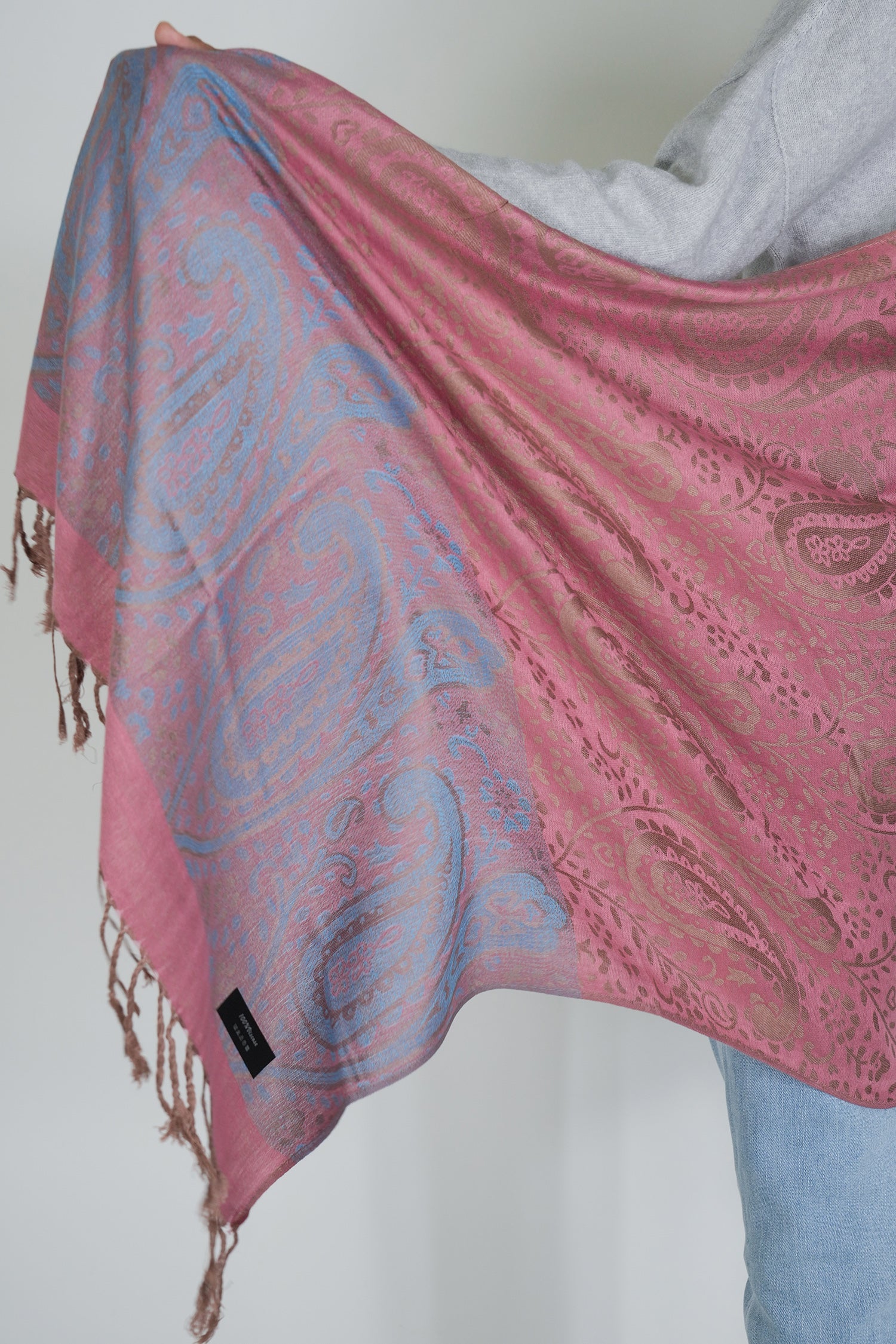 Pink and Blue Jenna Scarf
