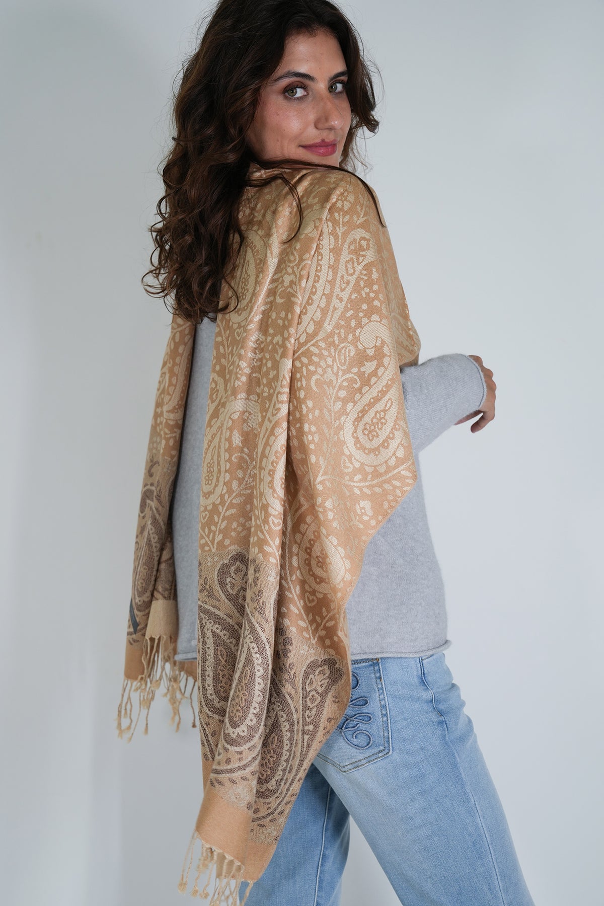 Cream Jenna Scarf