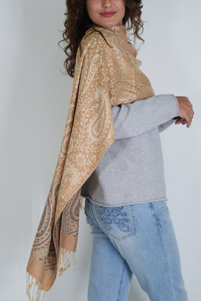 Cream Jenna Scarf