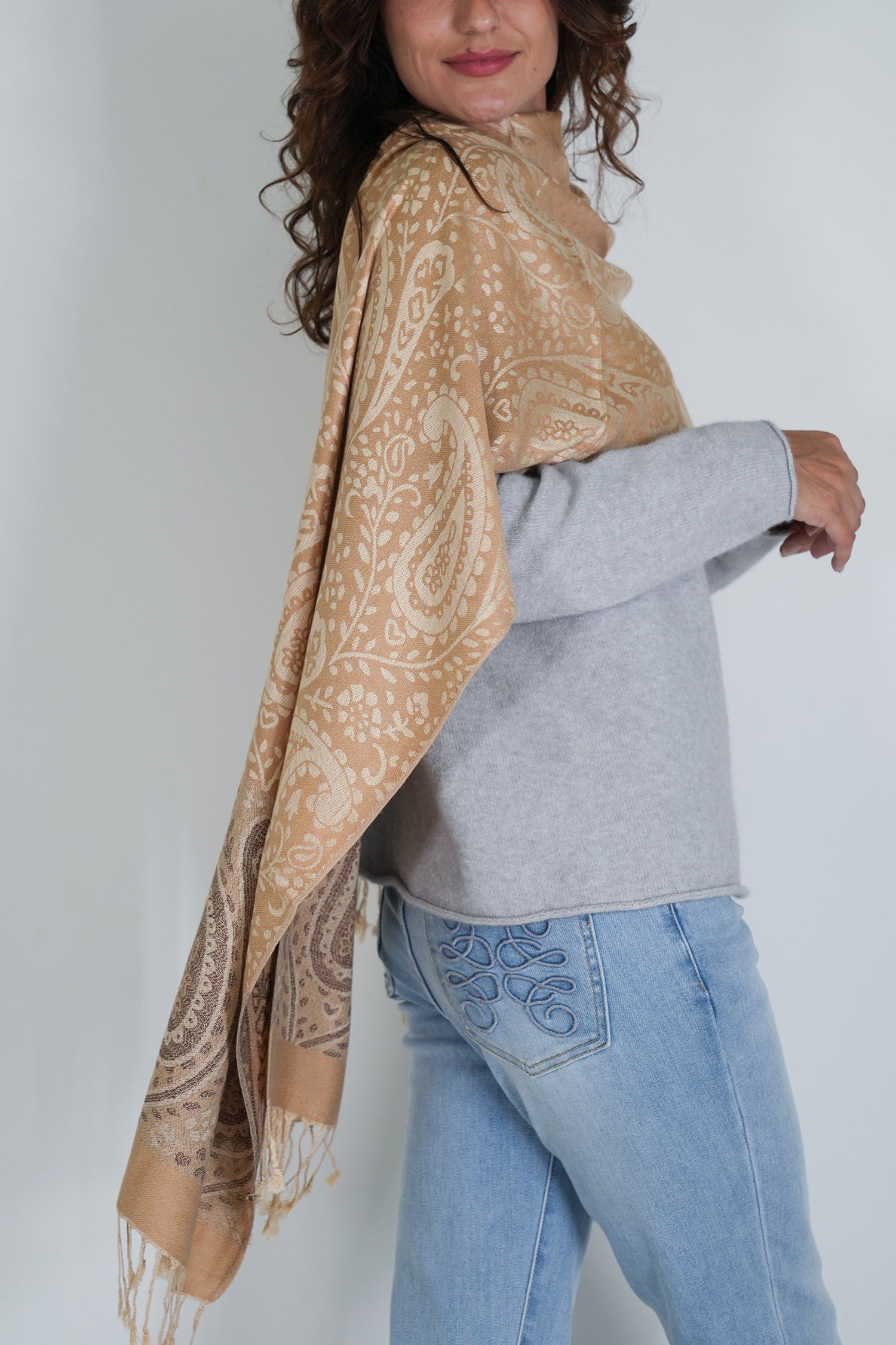 Beige Jenna Scarf