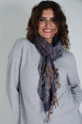 Navy Jenna Scarf