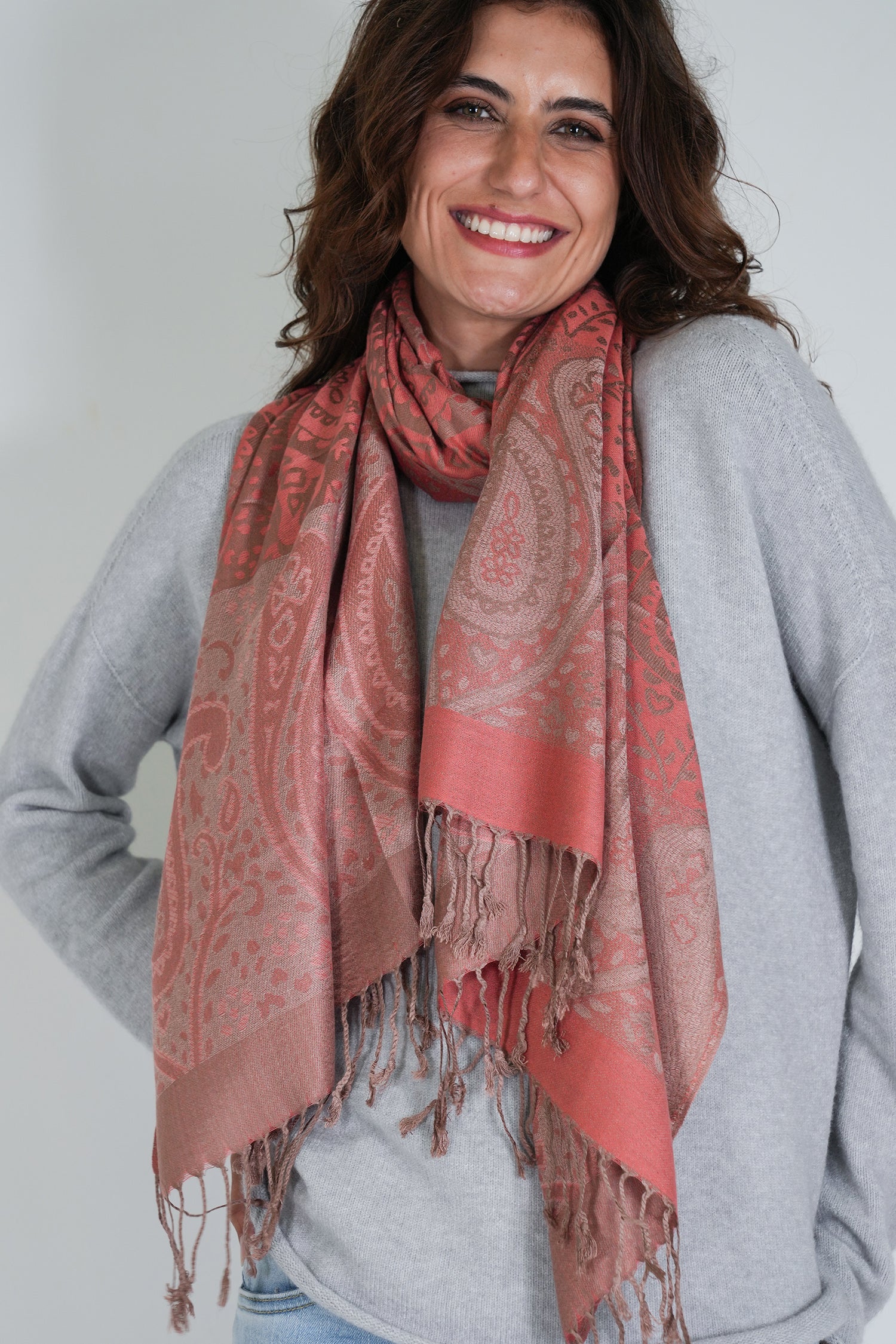 Rust Ruby Scarf
