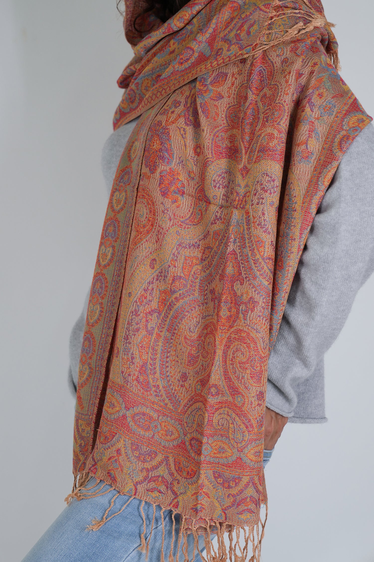Rust Ruby Scarf