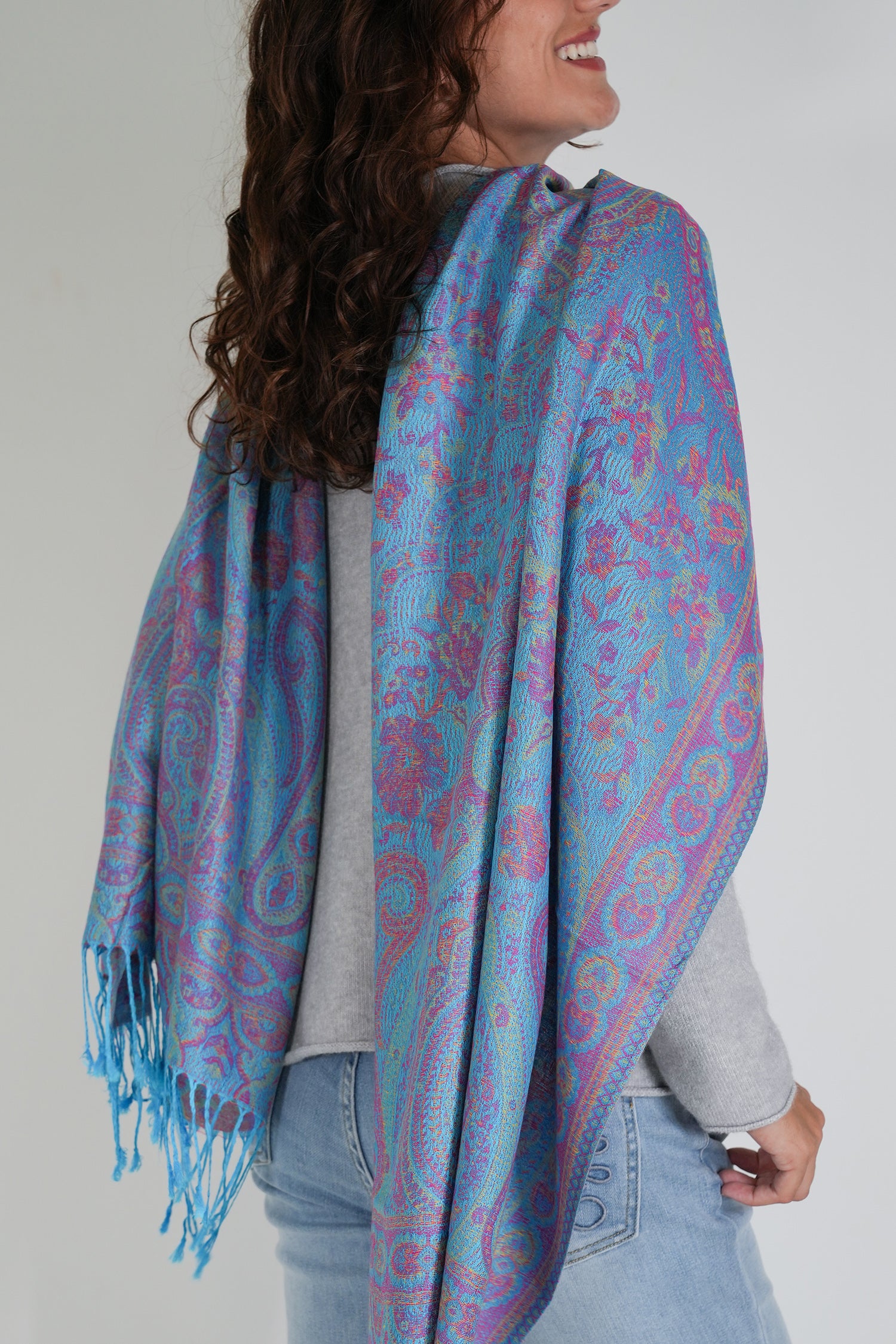 Turquoise Ruby Scarf