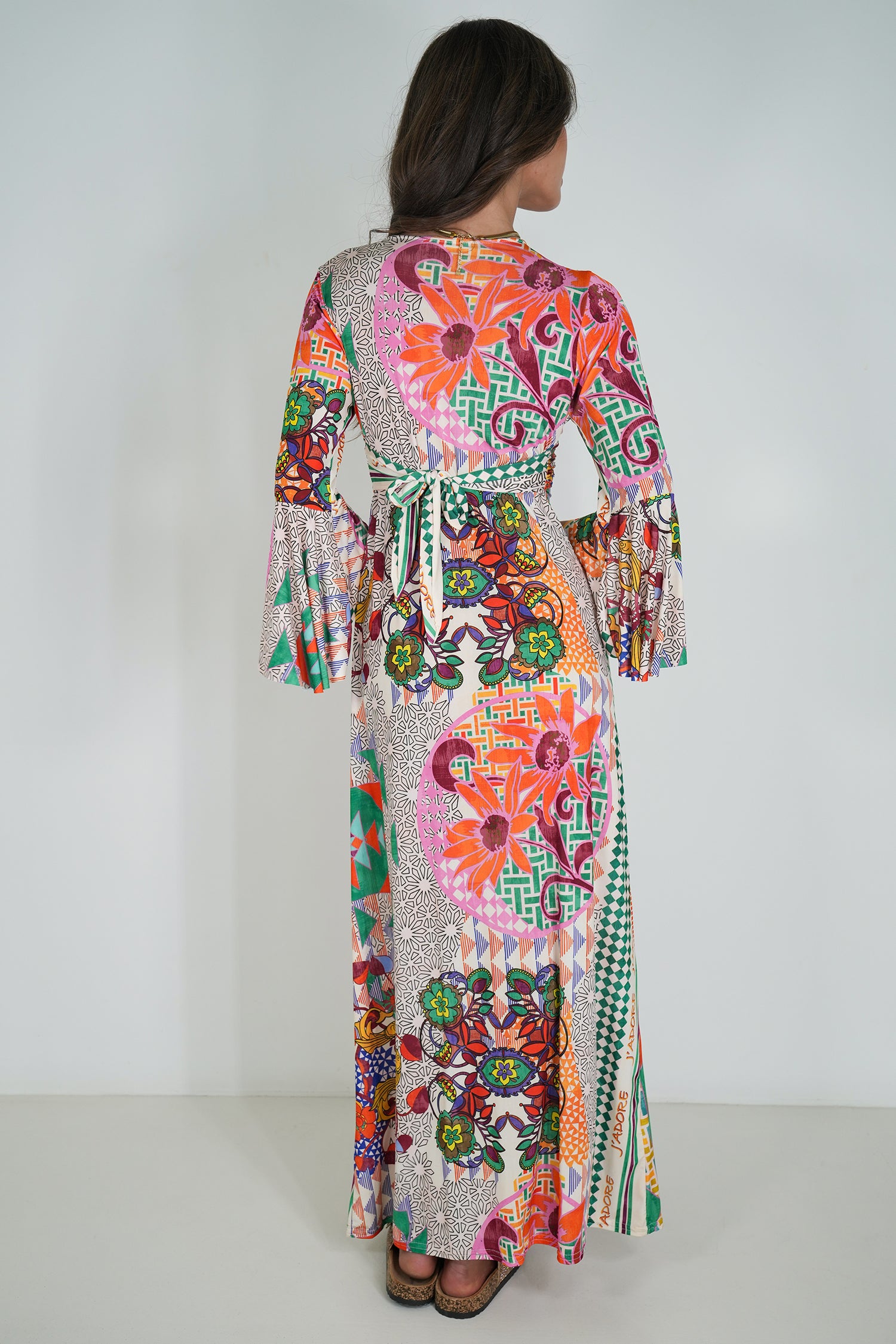 Resort Knot Dress With Sleeves