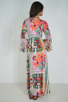 Resort Knot Dress With Sleeves