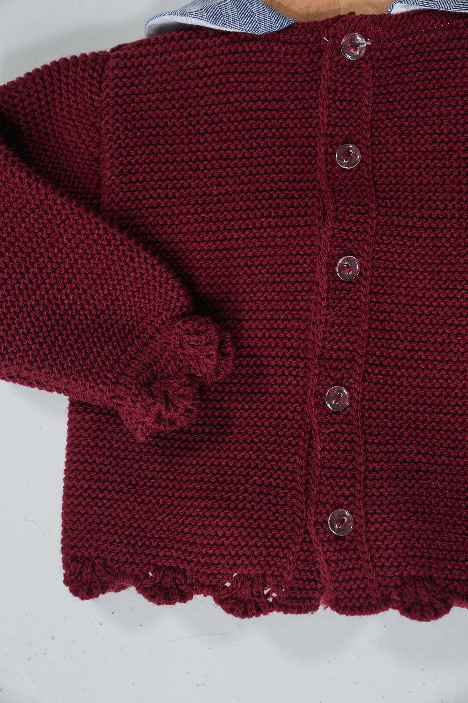 Burgundy Jolie Winter Shorts Set