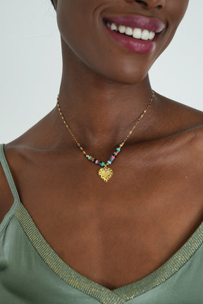 Elsa Heart Necklace