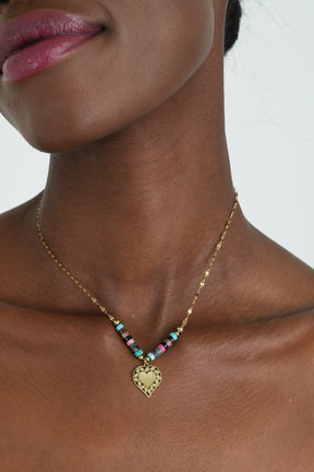 Elsa Heart Necklace