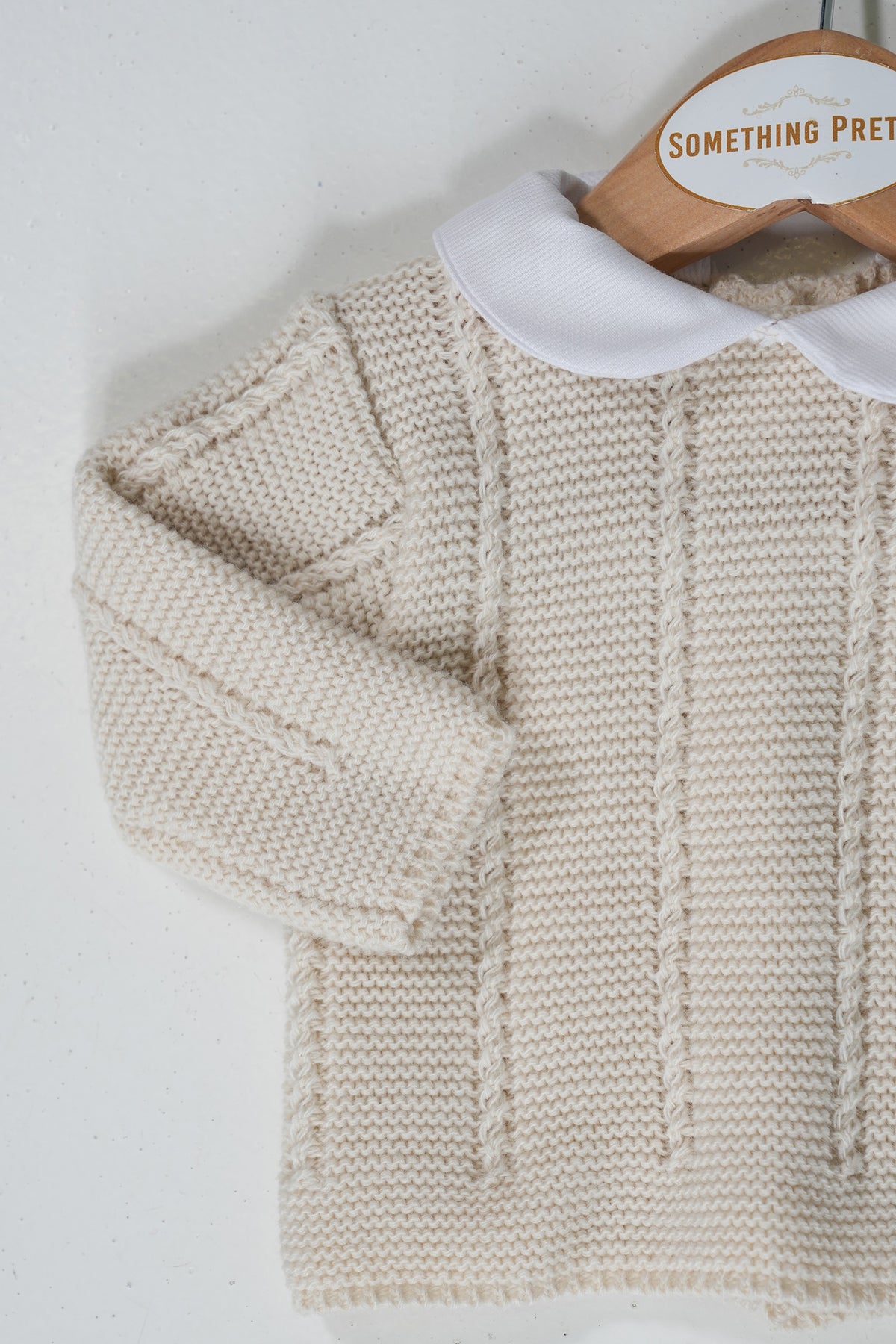Cream Newborn Knit Set