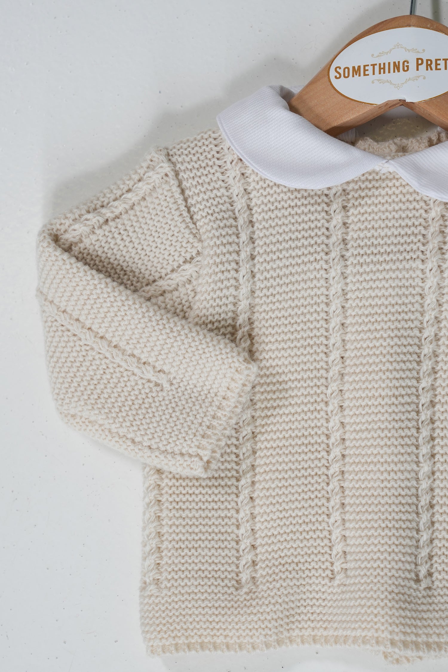 Cream Newborn Knit Set