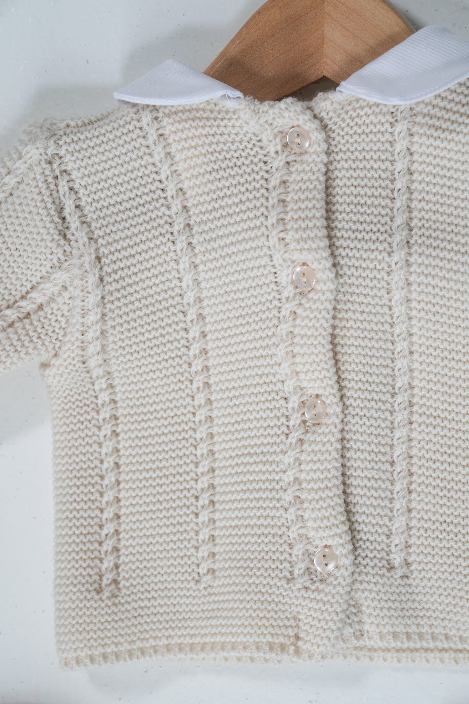 Cream Newborn Knit Set