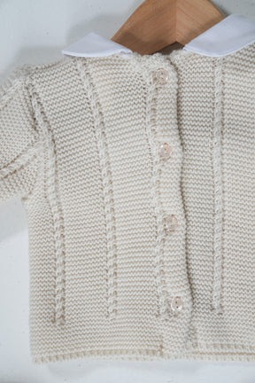 Cream Newborn Knit Set