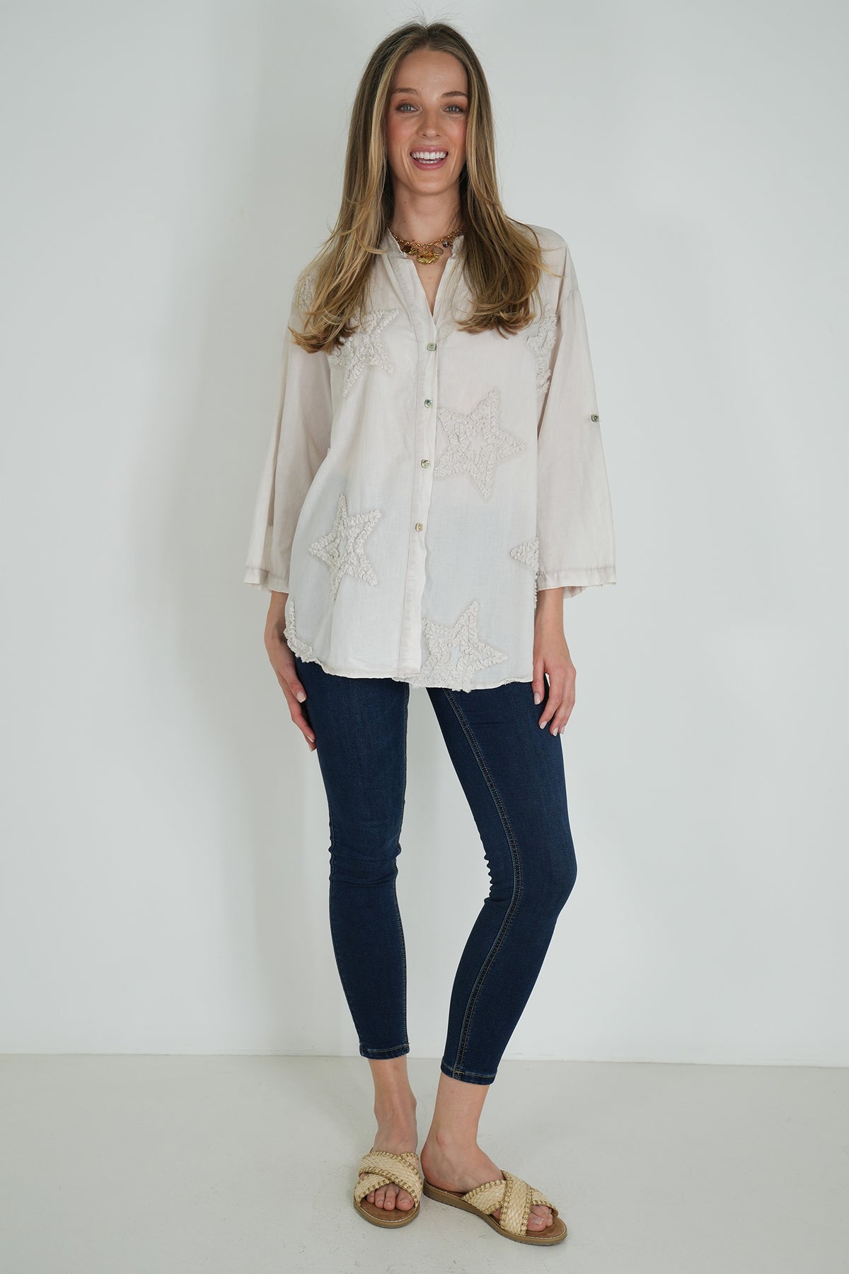 Taupe Star Shirt