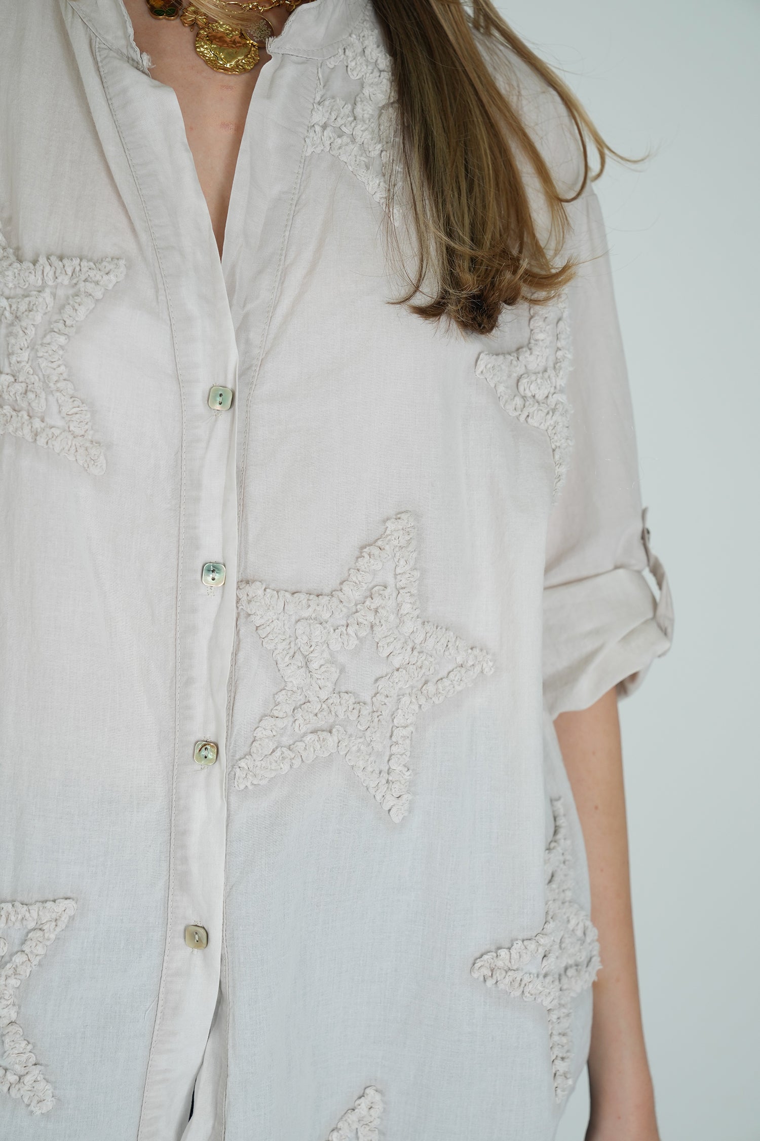 Taupe Star Shirt
