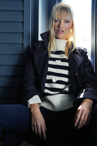 Ink Nautical Striped Jumper