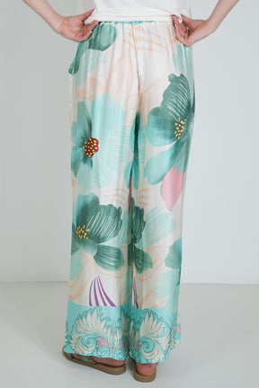 Sage Floral Pant