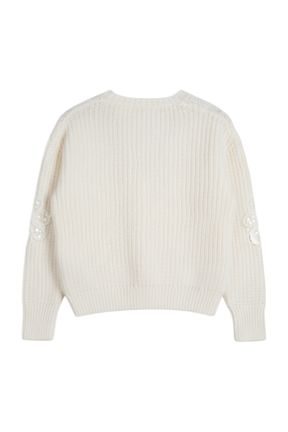 Cream Lily Cardigan