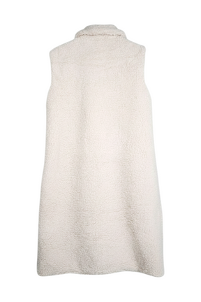 Cream Teddy Gilet