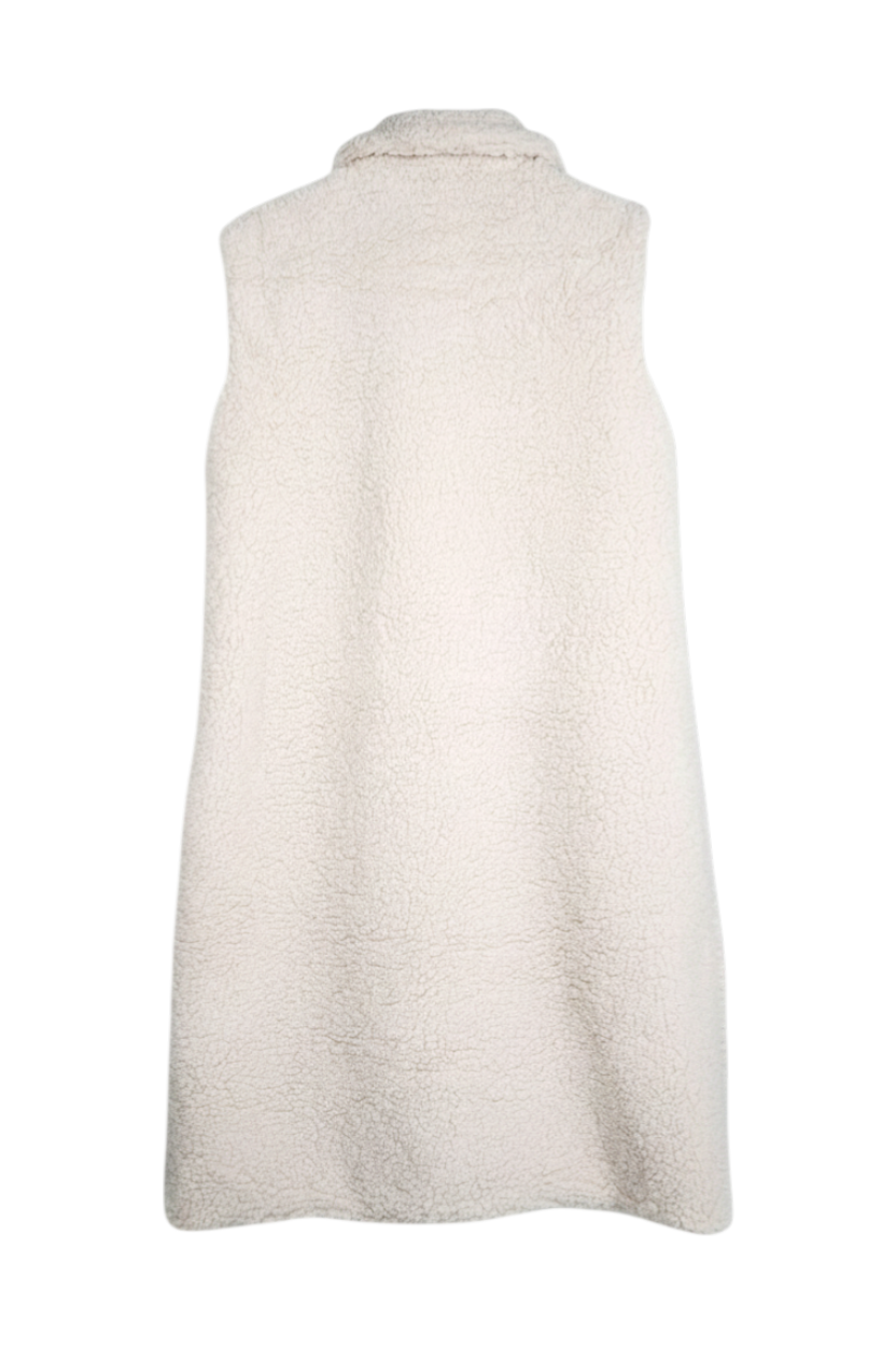 Cream Teddy Gilet