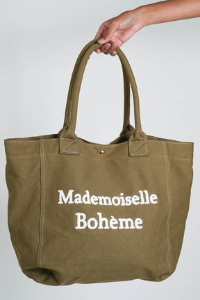 Khaki Mademoiselle Tote