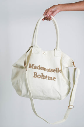 Cream Mademoiselle Tote