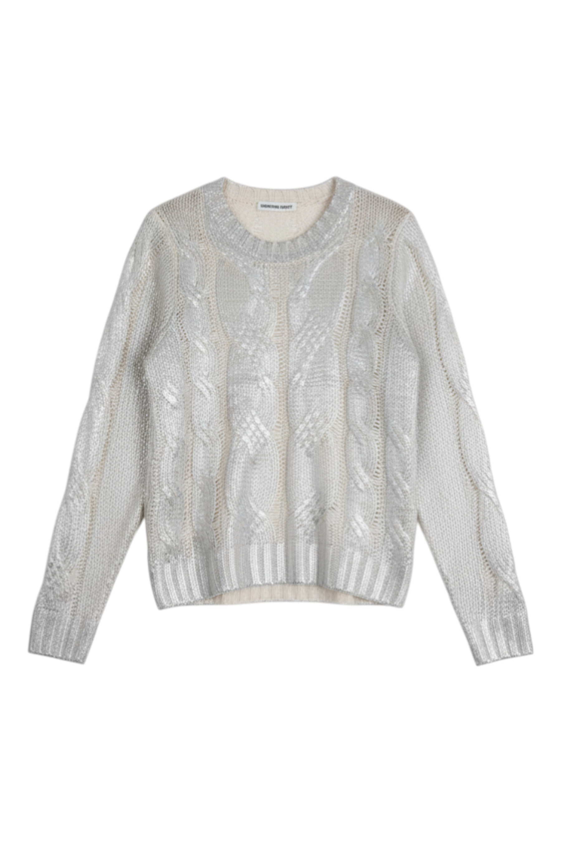 Silver Foil Cream Jumper
