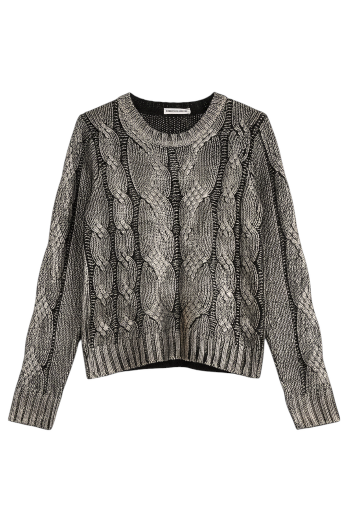 Gold Foil Black Jumper